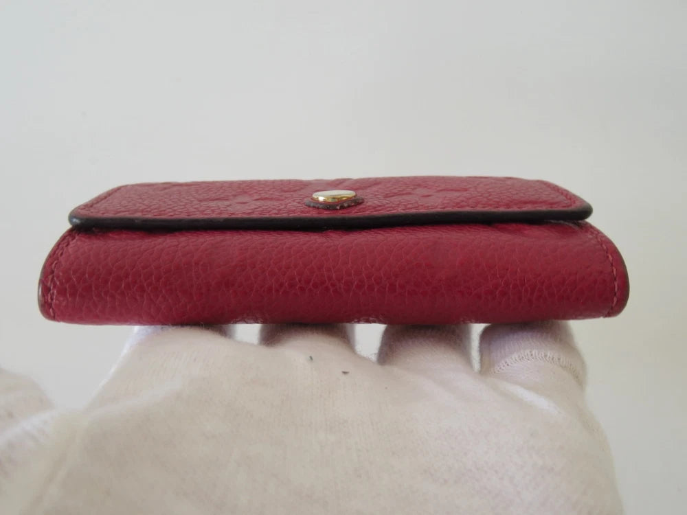 LOUIS VUITTON $450 Monogram Empreinte Leather Multicles 6 Ring Key Case TJ3188