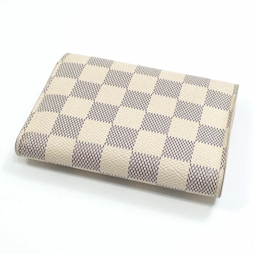 Louis Vuitton Tri-fold Wallet Damier Azur Portefeuille Victorine