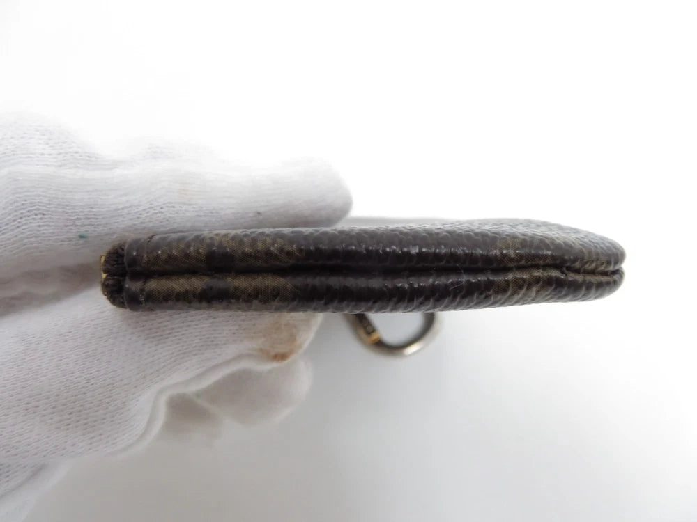 LOUIS VUITTON $345 Monogram Coin Purse Key Pochette Cles #44928