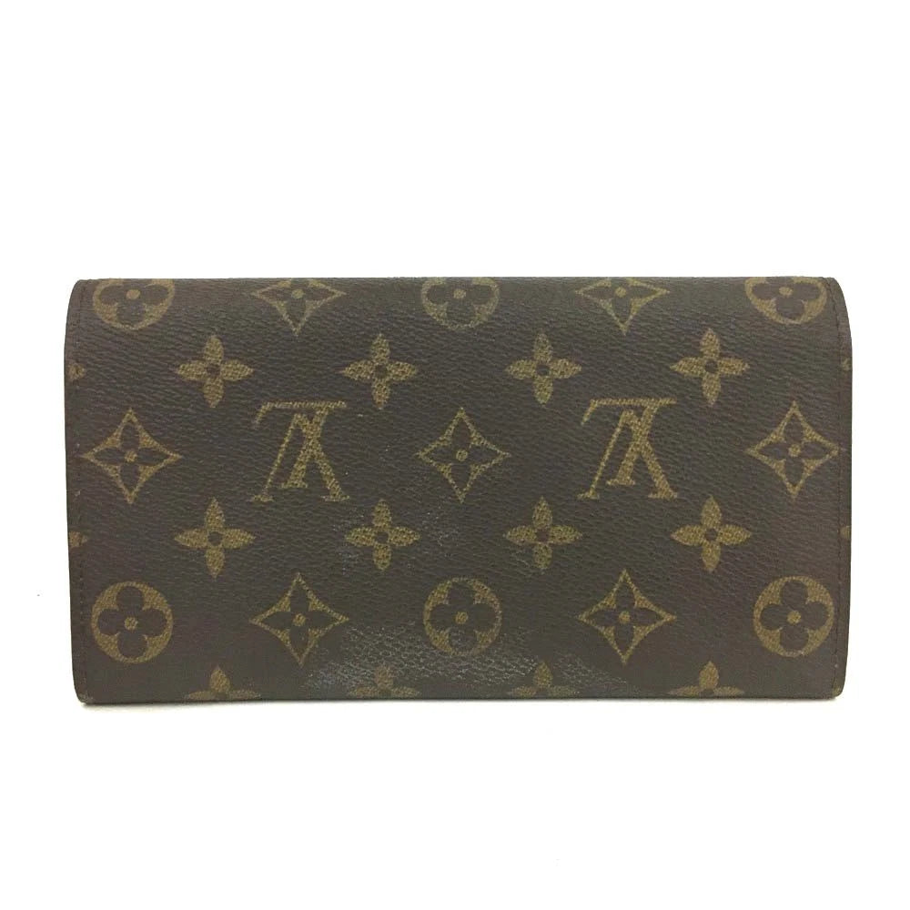 PRE-ORDER Louis Vuitton Monogram Portefeiulle Sarah Long Bifold Wallet Brown TH0929