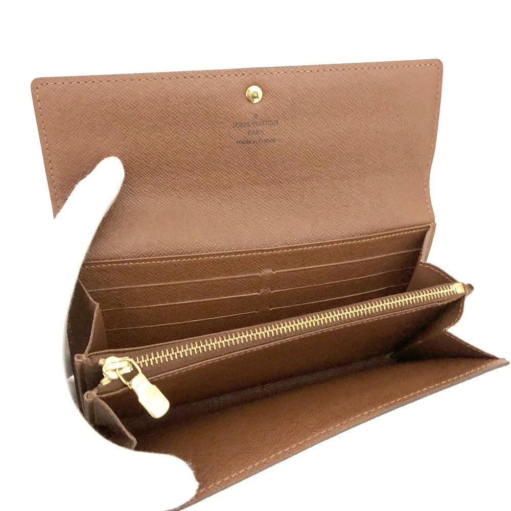 PRE-ORDER Louis Vuitton Monogram Portefeiulle Sarah Long Bifold Wallet Brown CT0036