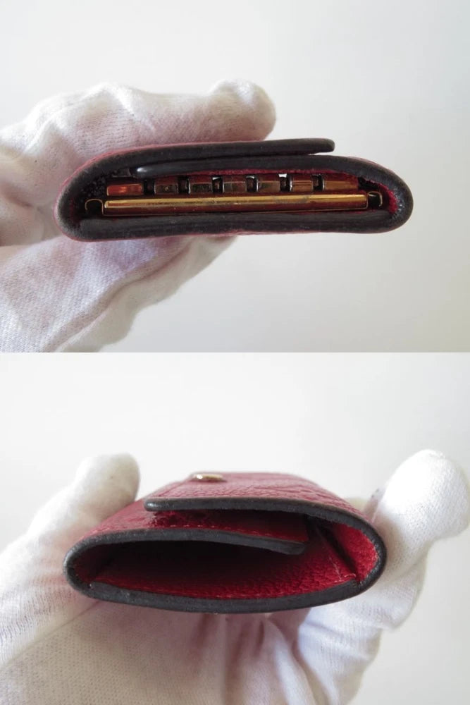 LOUIS VUITTON $450 Monogram Empreinte Leather Multicles 6 Ring Key Case TJ3188