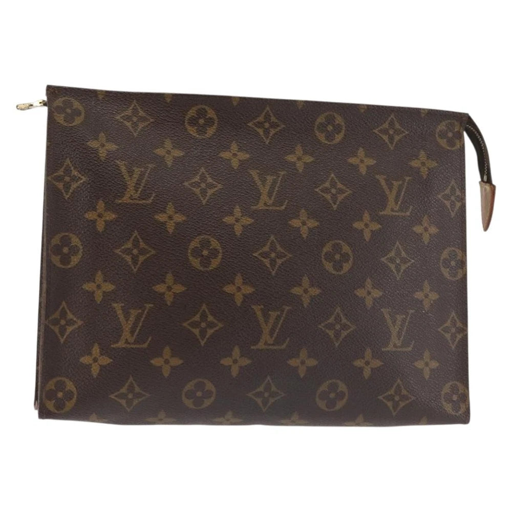 LOUIS VUITTON Monogram Poche Toilette 26 Pouch M47542 LV Auth 143571