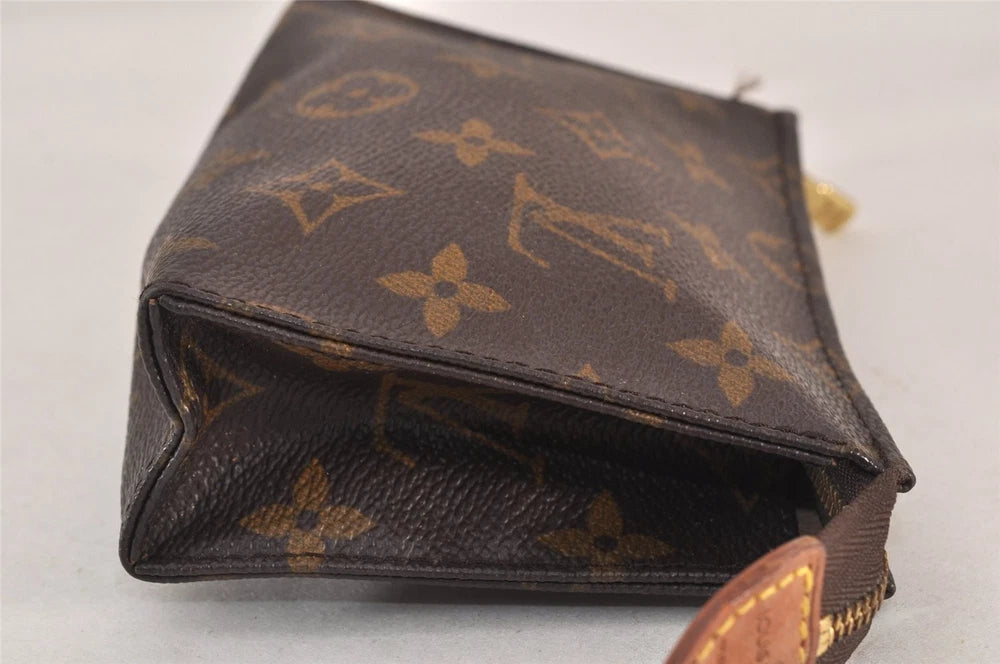Louis Vuitton Monogram Poche Toilette 15 M47546 Cosmetics Pouch SL0966