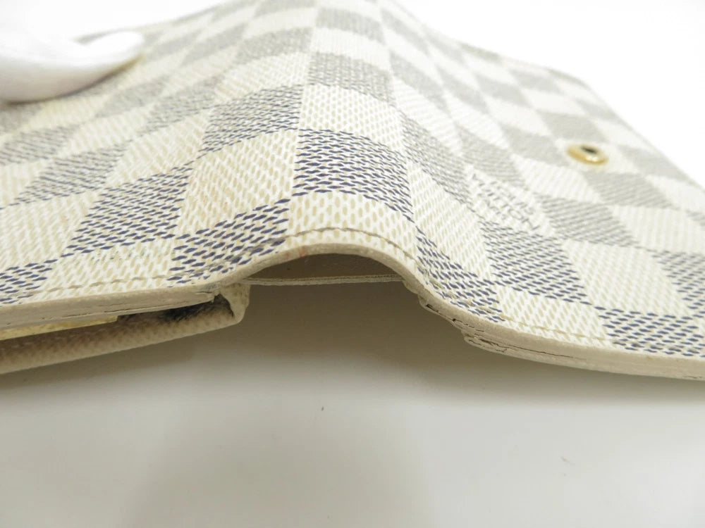 LOUIS VUITTON Damier Azur Porte Monnaie Billets Viennois Wallet