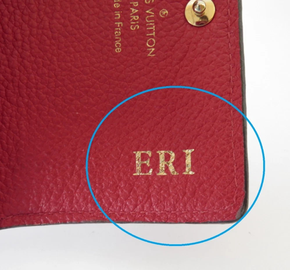 LOUIS VUITTON $450 Monogram Empreinte Leather Multicles 6 Ring Key Case TJ3188