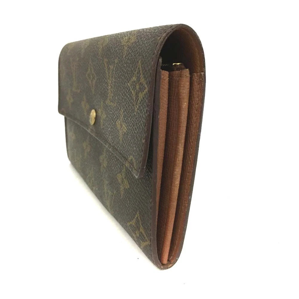 PRE-ORDER Louis Vuitton Monogram Portefeiulle Sarah Long Bifold Wallet Brown TH0929