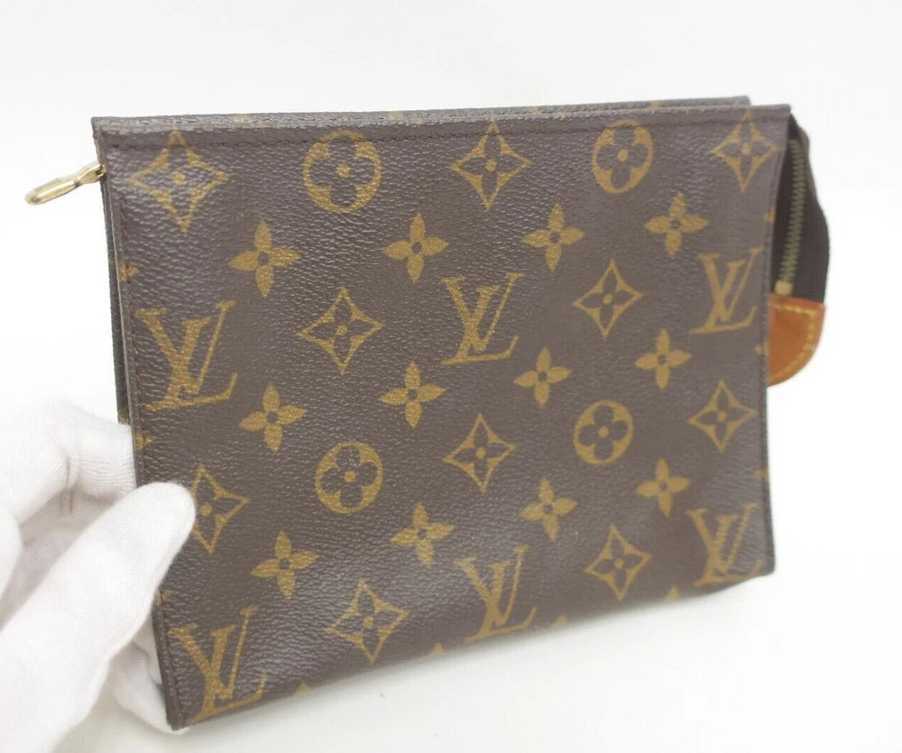 Louis Vuitton  $540 Monogram Poche Toilette 19 Clutch Bag #30763