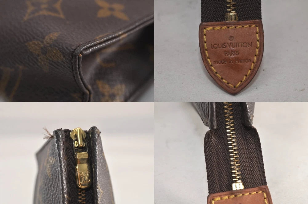 Louis Vuitton Monogram Poche Toilette 15 M47546 Cosmetics Pouch SL0966