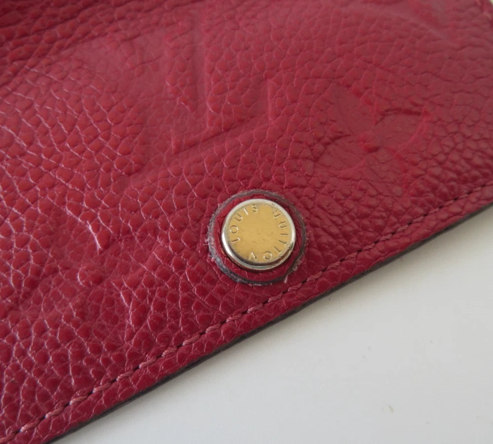 LOUIS VUITTON $450 Monogram Empreinte Leather Multicles 6 Ring Key Case TJ3188