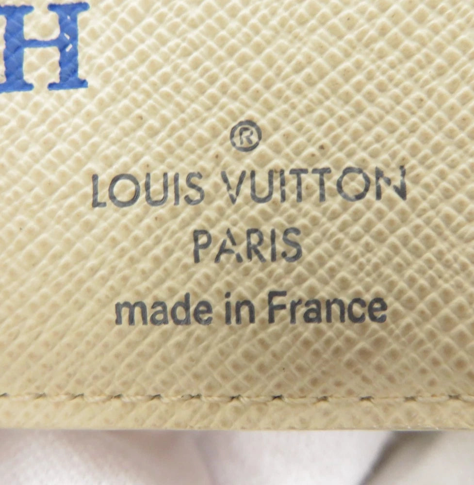LOUIS VUITTON Damier Azur Porte Monnaie Billets Viennois Wallet