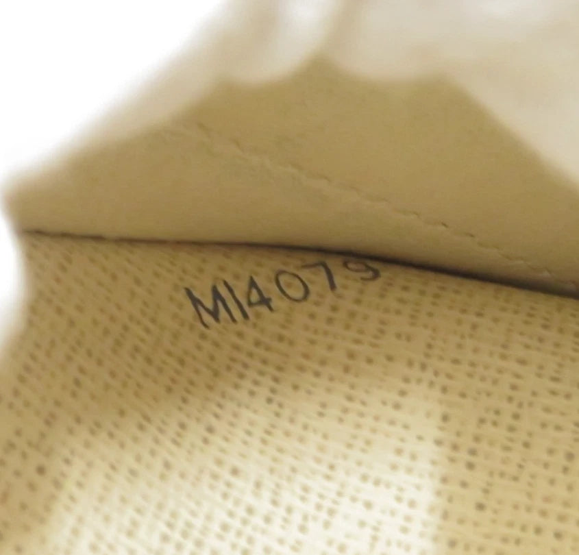 LOUIS VUITTON Damier Azur Porte Monnaie Billets Viennois Wallet