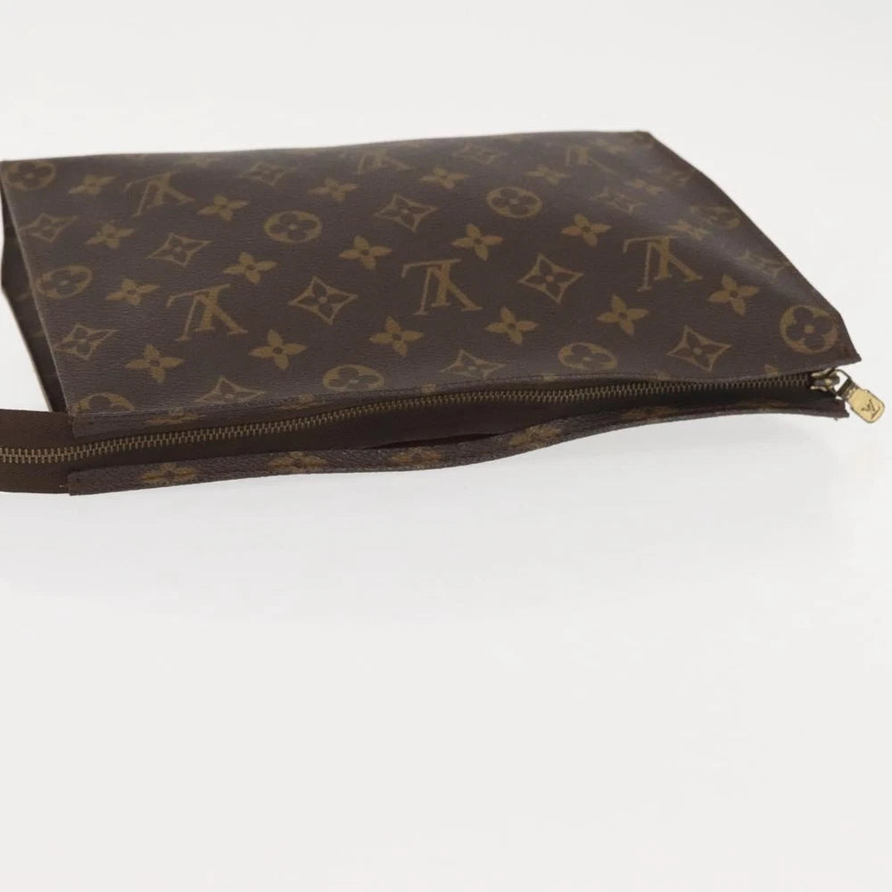 LOUIS VUITTON Monogram Poche Toilette 26 Pouch M47542 LV Auth 143571