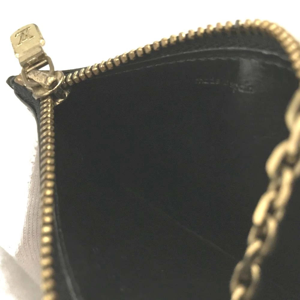 Louis Vuitton Epi Pochette Cles Leather Wallet Coin Purse Black