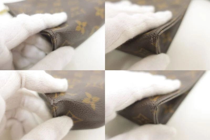 Louis Vuitton  $540 Monogram Poche Toilette 19 Clutch Bag #30763