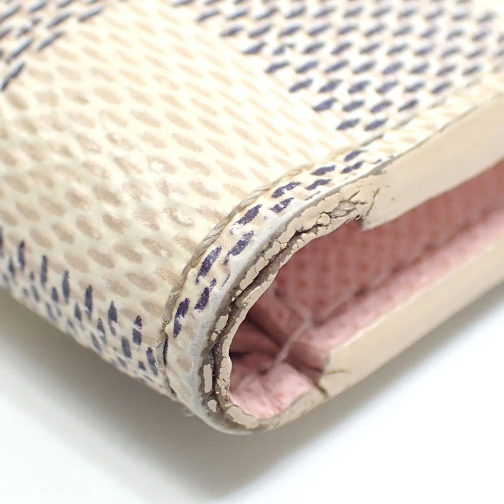 Louis Vuitton Tri-fold Wallet Damier Azur Portefeuille Victorine