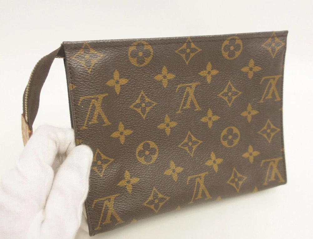 Louis Vuitton  $540 Monogram Poche Toilette 19 Clutch Bag #30763