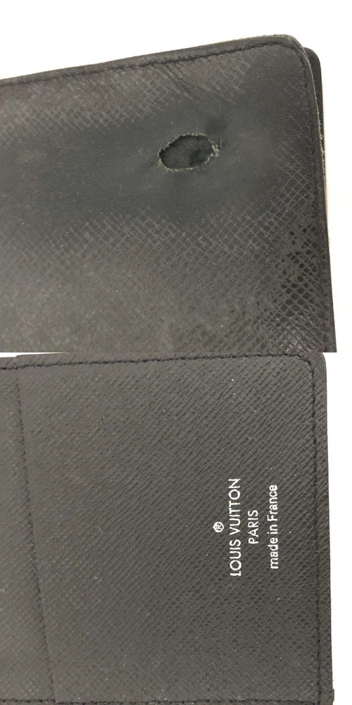 PRE-ORDER Louis Vuitton Taiga Porte feiulle Brazza Leather Long Wallet Ardoise