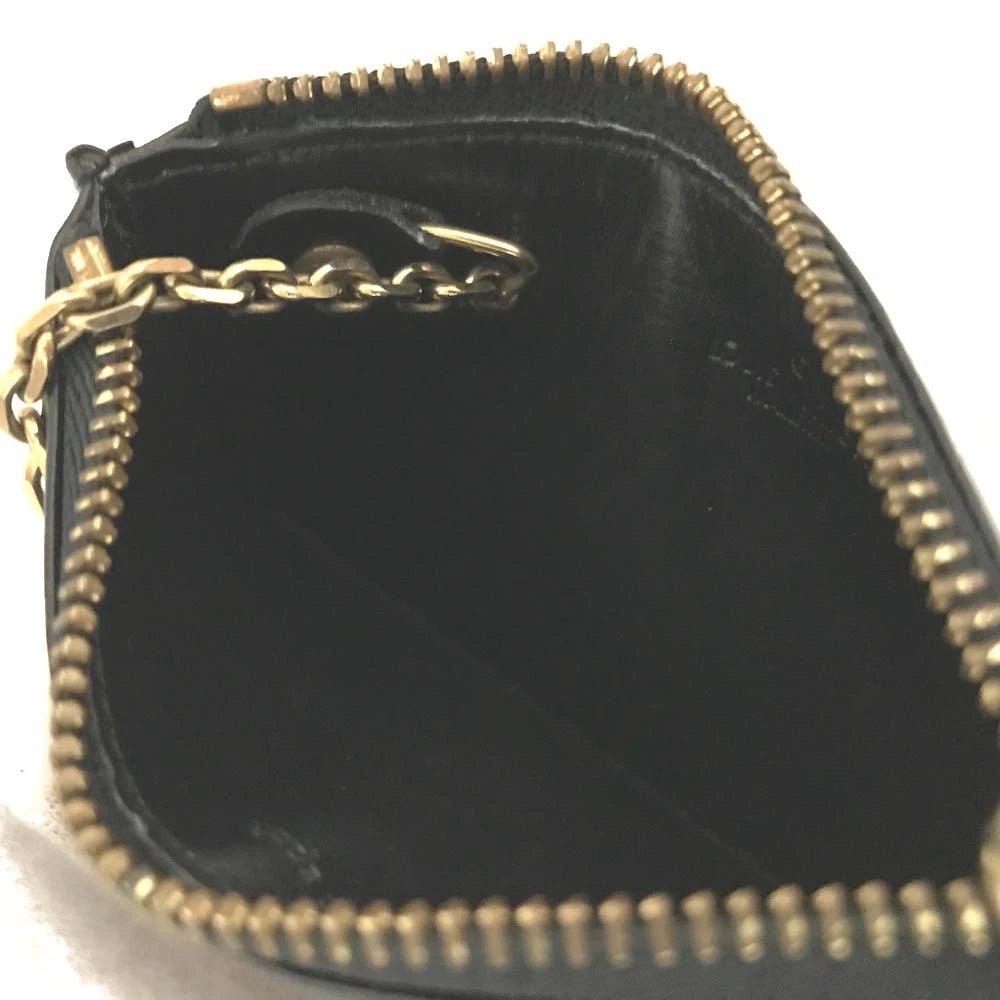 Louis Vuitton Epi Pochette Cles Leather Wallet Coin Purse Black