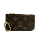 Louis Vuitton Monogram Pochette Cles Wallet Coin Purse Brown 861
