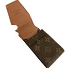 Louis Vuitton Monogram Cigarette Tobacco Case Brown CT0969