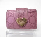 GUCCI Guccissima Leather 6 Ring Key Case