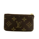 Louis Vuitton Monogram Pochette Cles Wallet Coin Purse Brown 861