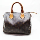 Louis Vuitton LV Hand Bag Speedy 25 Brown Monogram SP0975