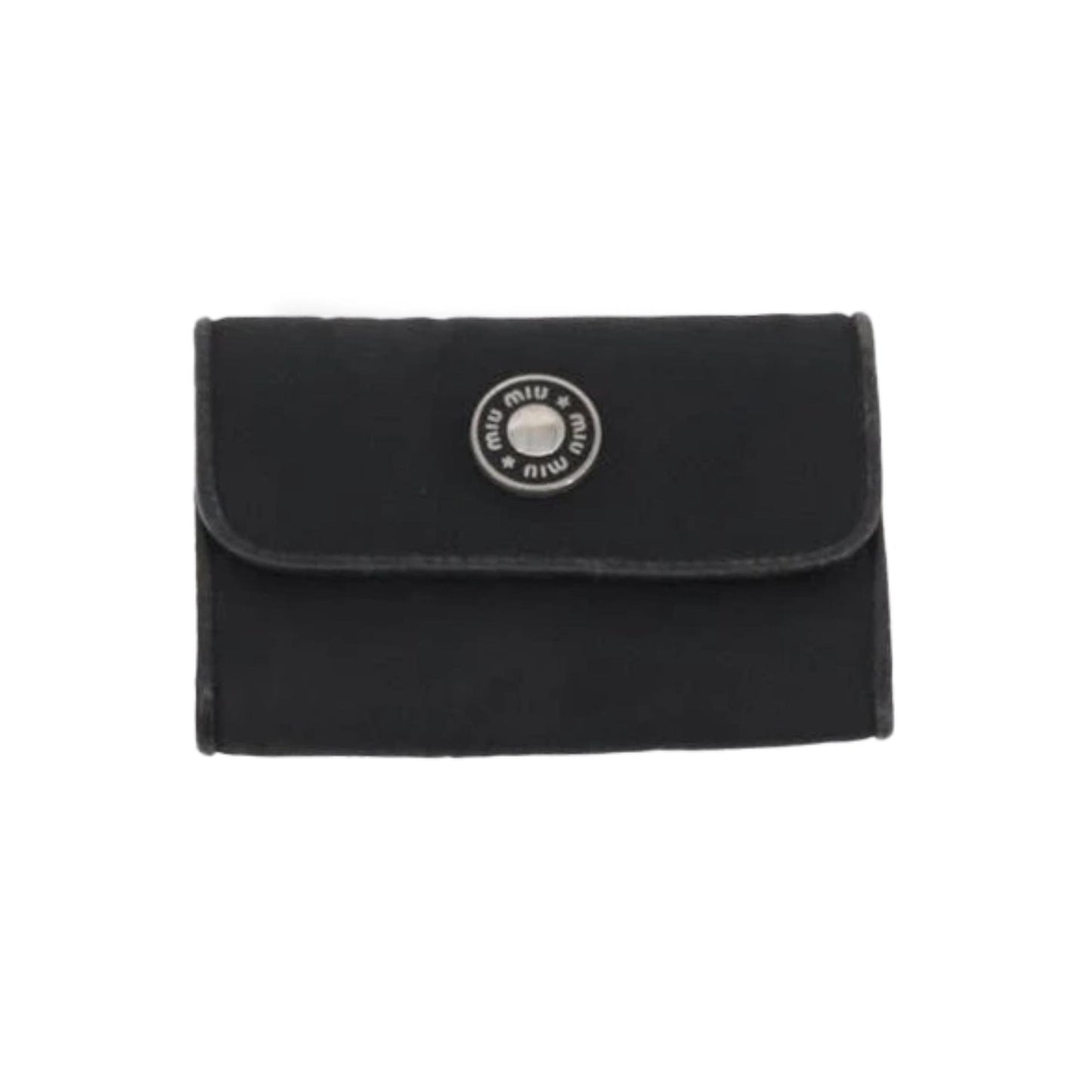 Miu Miu Black Canvas Key Case