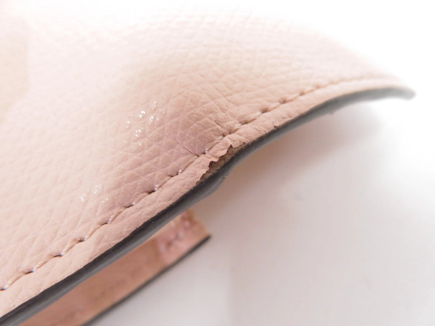 FENDI F is Leather Bifold Long Wallet