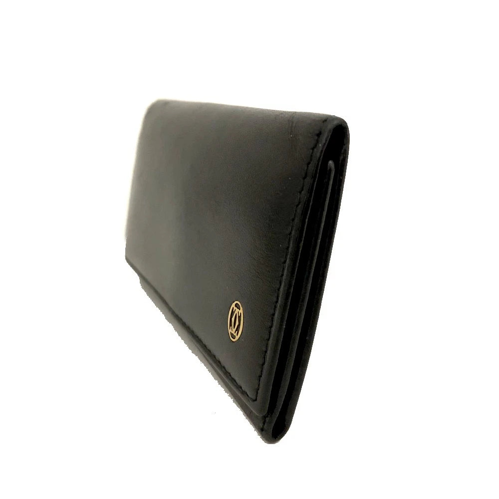 Pasha de Cartier Leather 6 Ring Key Case Black