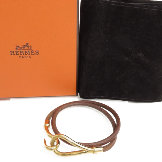 Hermes Jumbo Hook Double Tour Bracelet