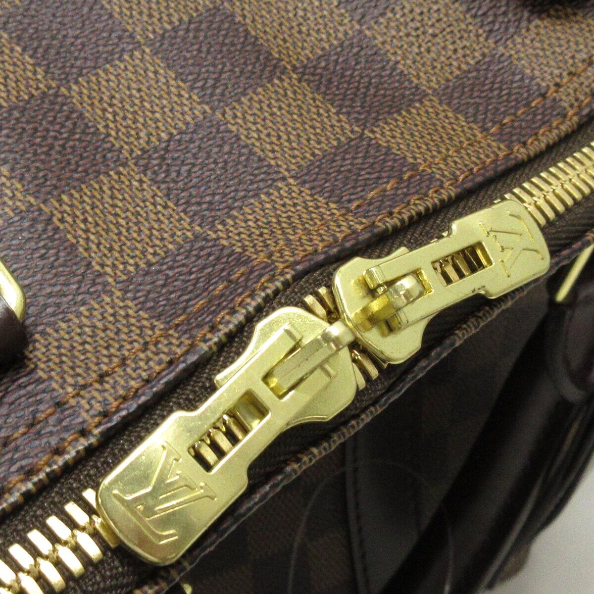 LOUIS VUITTON Damier Ebene Keepall 50 Luggage Travel Duffle