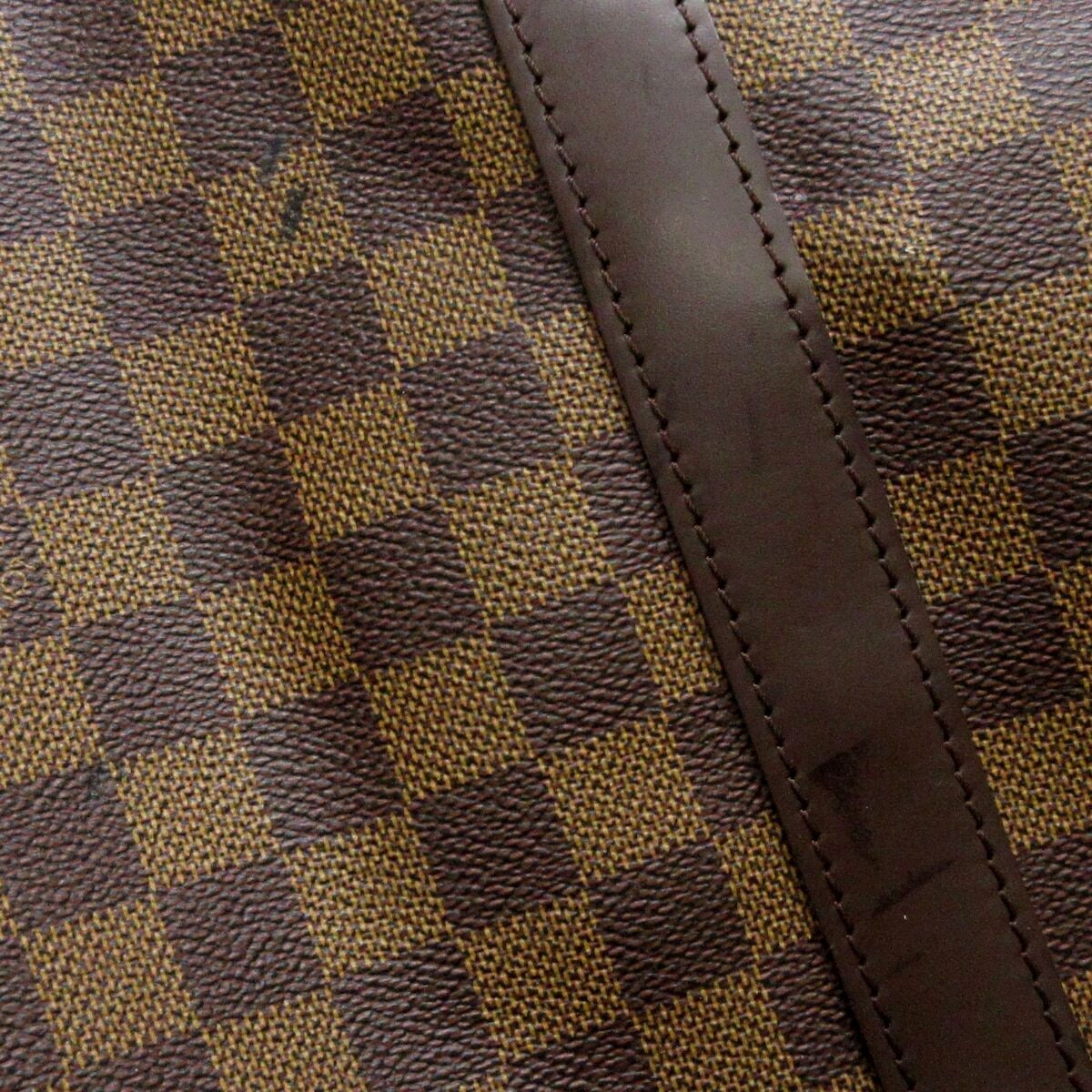 LOUIS VUITTON Damier Ebene Keepall 50 Luggage Travel Duffle