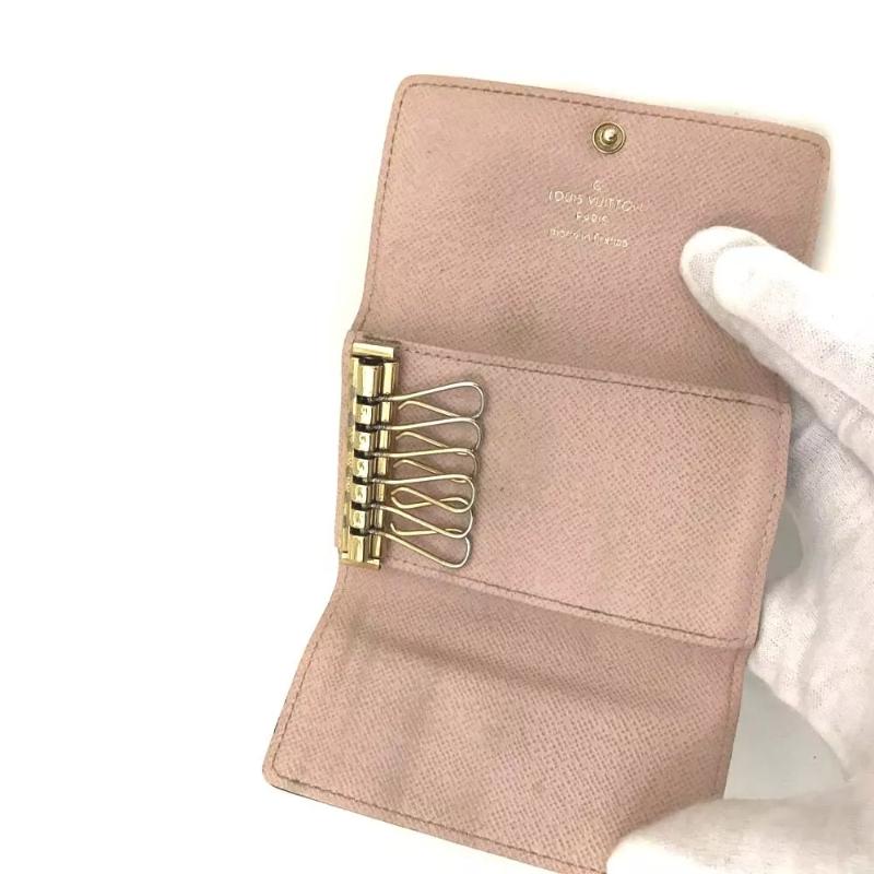 Louis Vuitton  Monogram Multicles 6 Key Holder Rose Ballerine CT2187