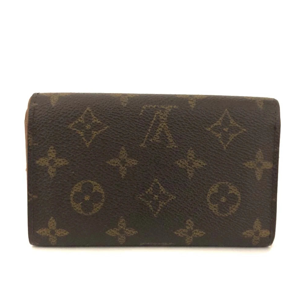 $560 Louis Vuitton Monogram Porte Monnaie Billets Tresor Bifold Wallet CA0959