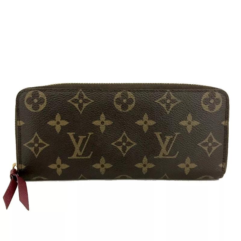 Louis Vuitton  Monogram Clemence Wallet Fuchsia CA2107