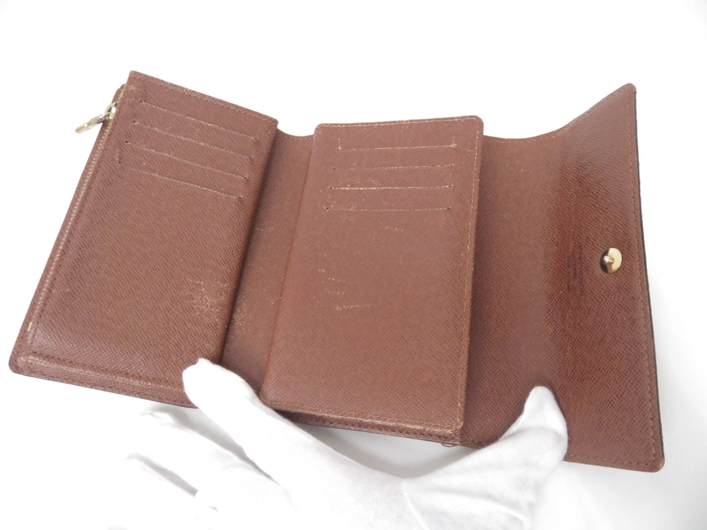 $775 LOUIS VUITTON Monogram Alexandra Trifold Wallet CA1180 2010