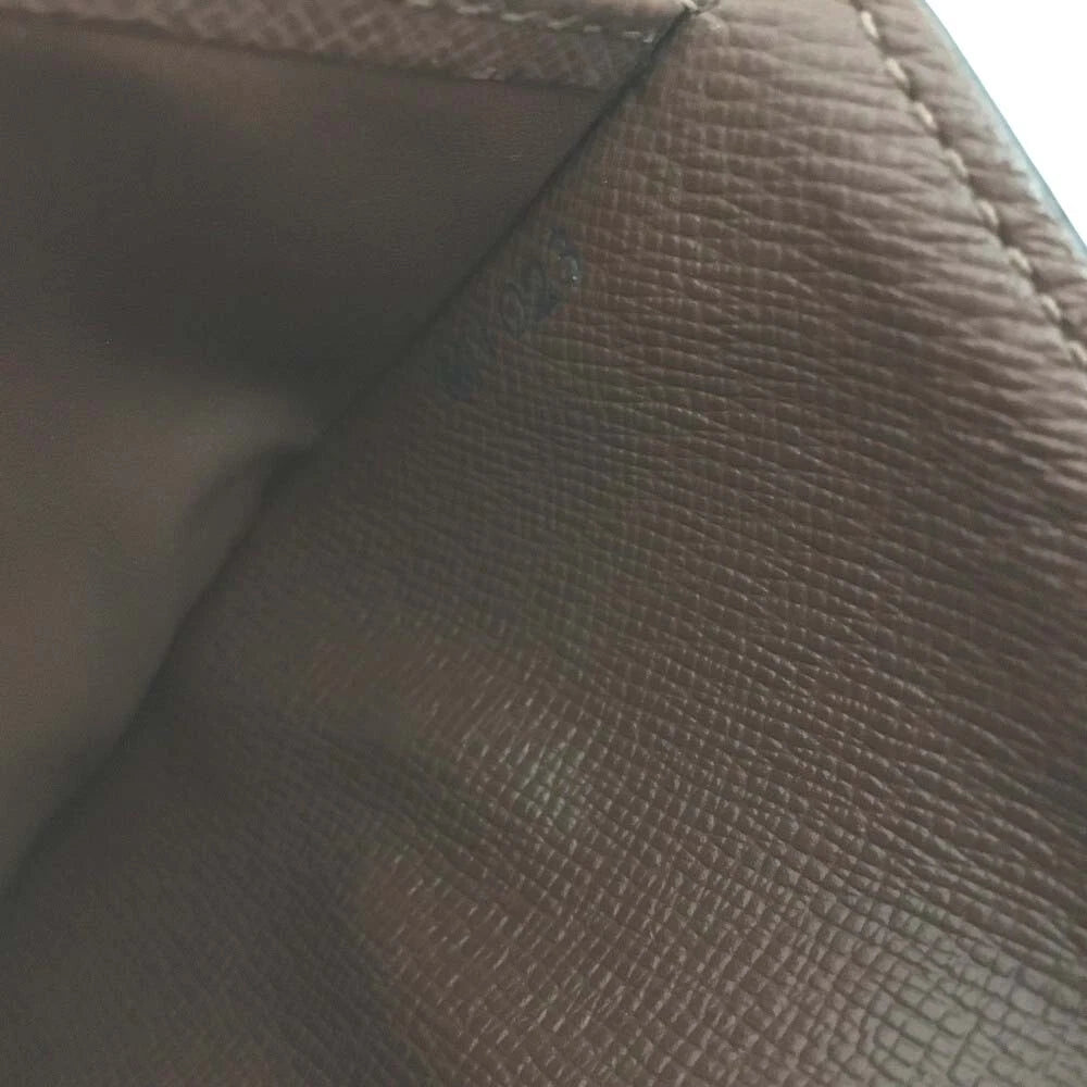 Louis Vuitton Monogram Compact Zip Bifold Wallet Brown MI1023