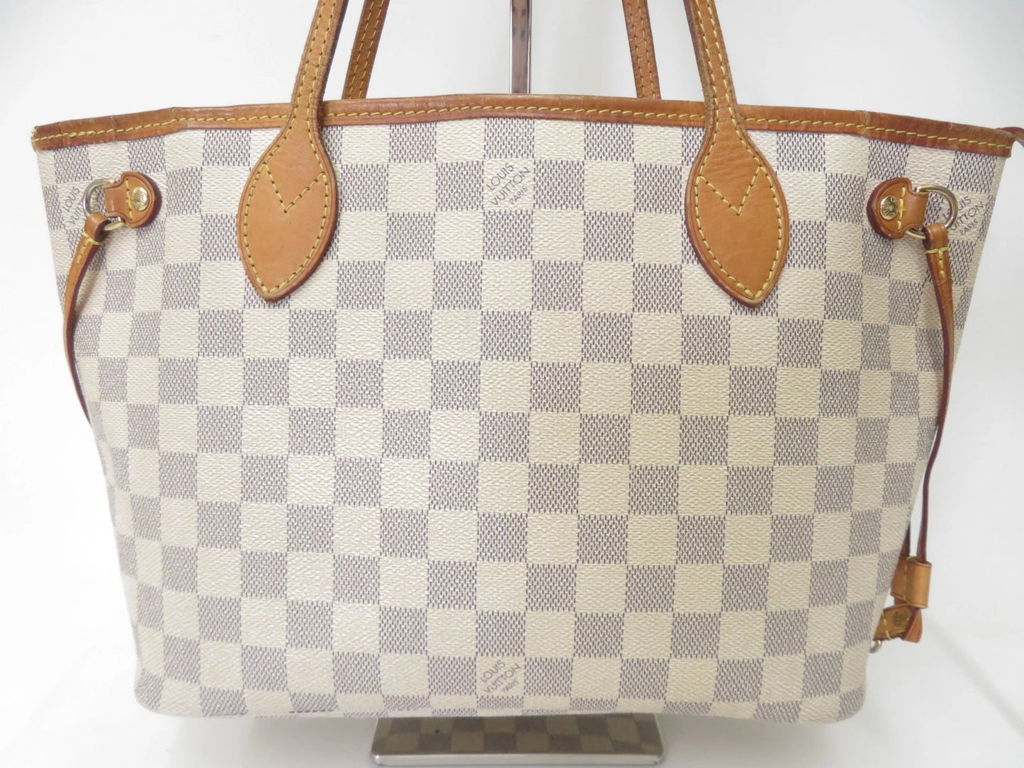 Louis Vuitton Damier Azur Neverfull PM Tote Bag Handbag