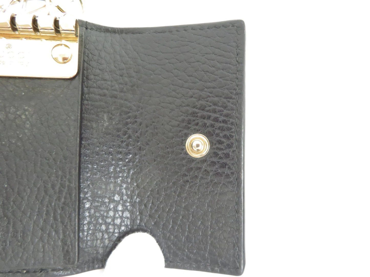 GUCCI GG Marmont Leather 6 Ring Key Case