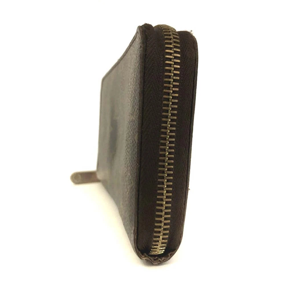 Louis Vuitton Monogram Zippy Zip Around Long Wallet Purse Brown CA2019