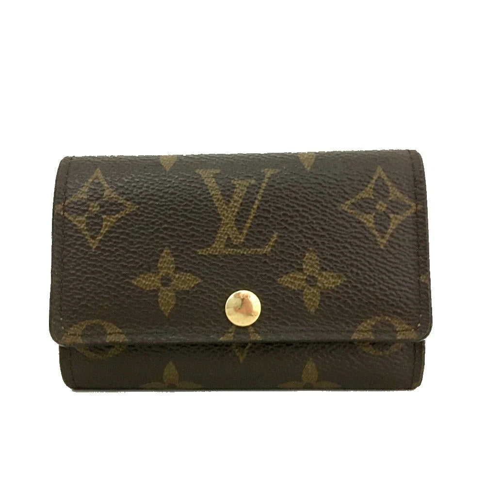 Louis Vuitton Monogram Multicles 6 Ring Key Case Brown RFID