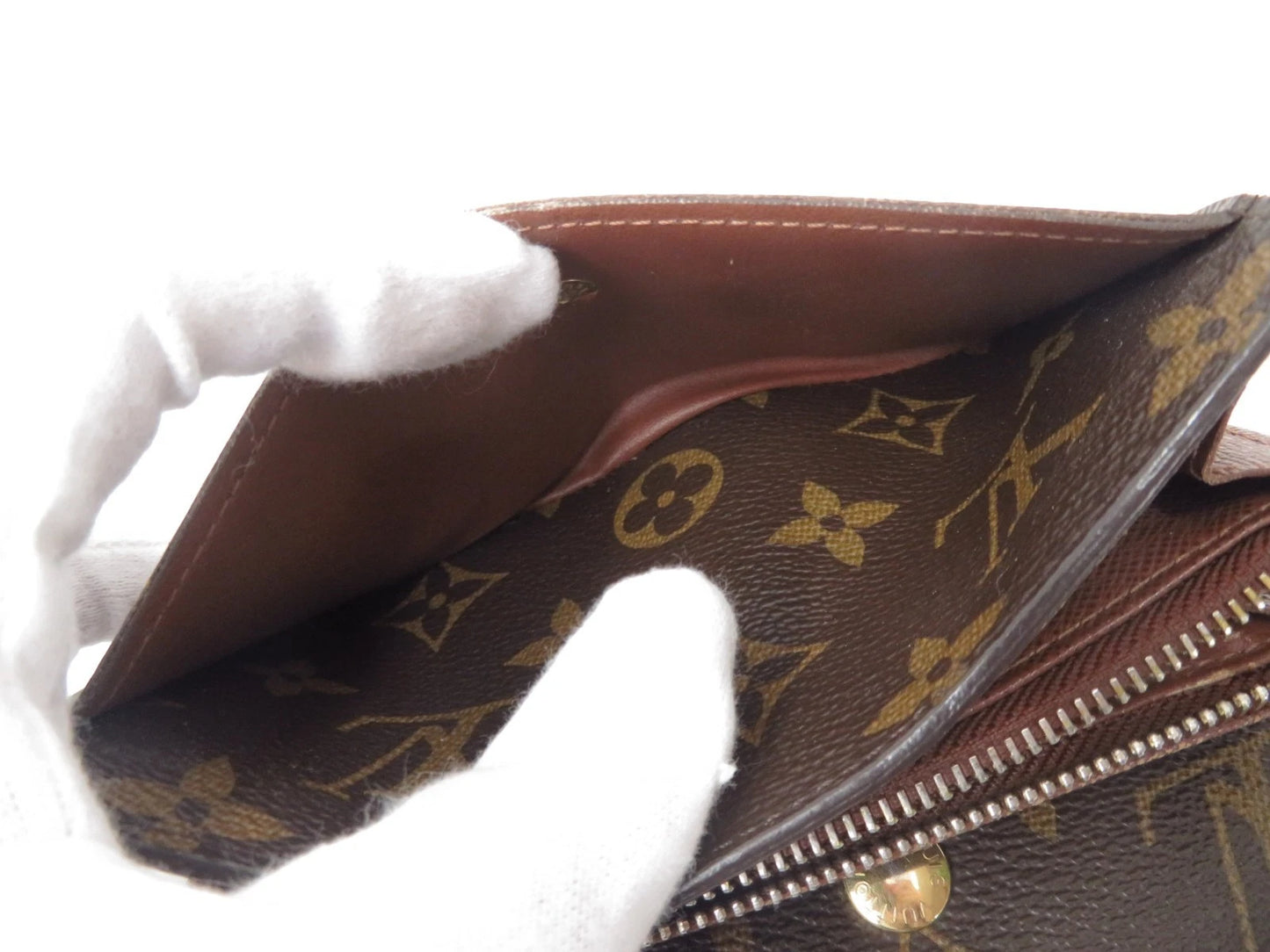 $775 LOUIS VUITTON Monogram Alexandra Trifold Wallet CA1180 2010