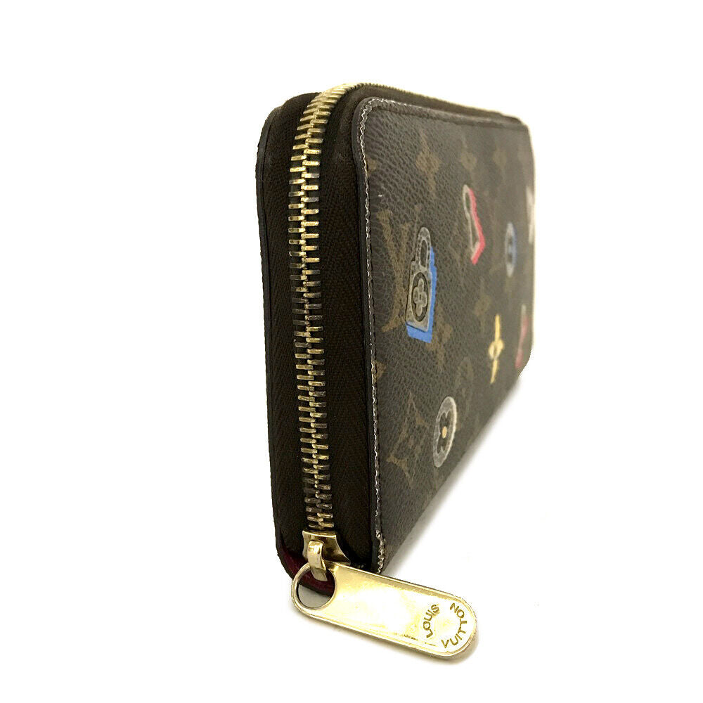 LOUIS VUITTON Monogram LV Love Lock Zippy Wallet MI0179