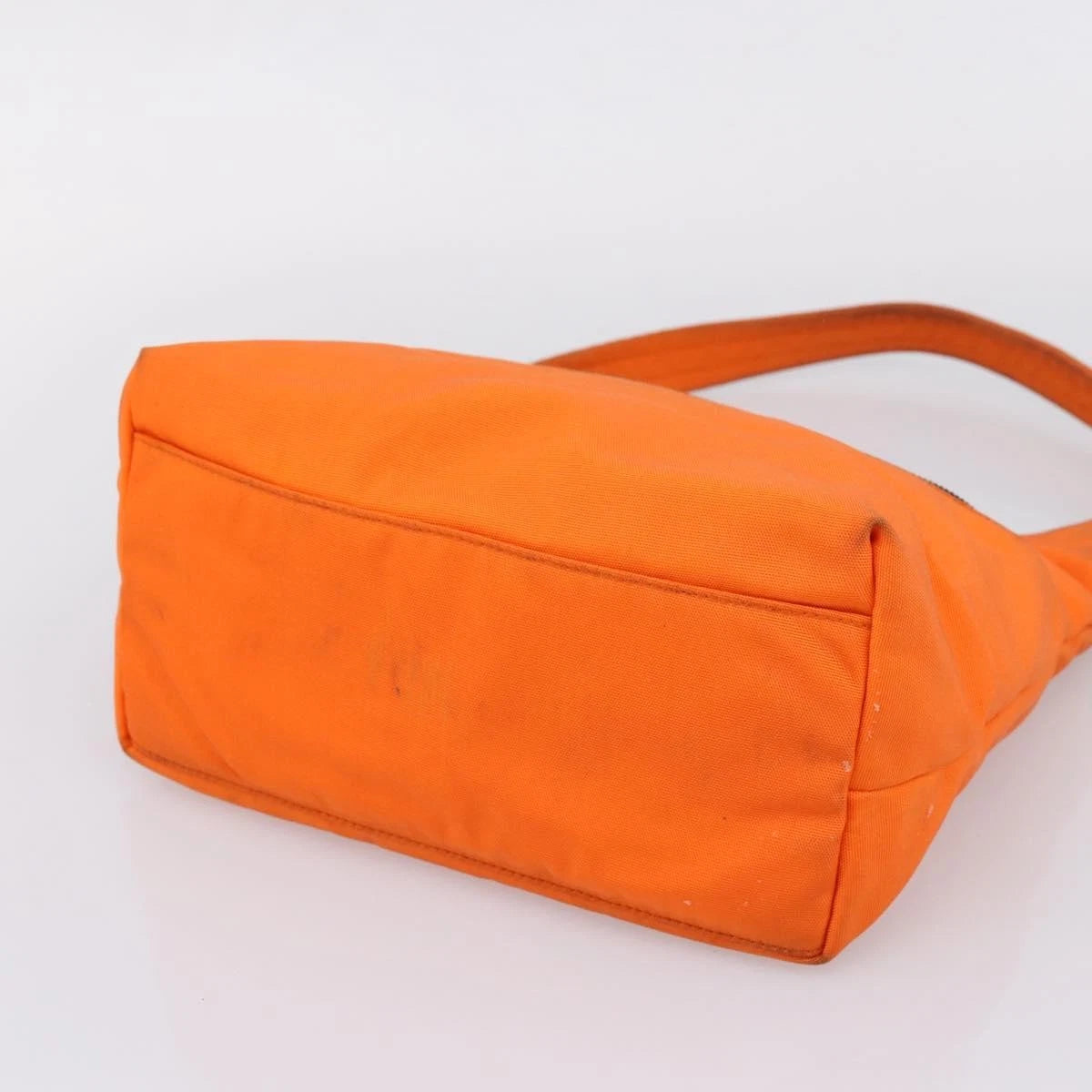 $850 Gucci Orange Nylon Top Handle