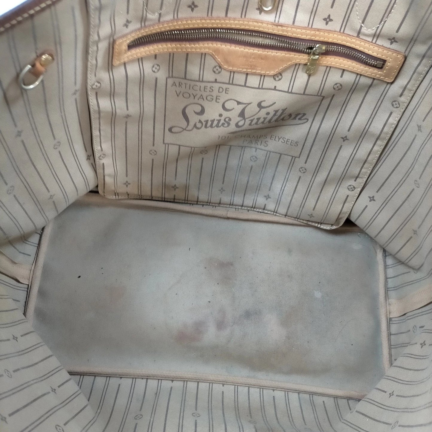 $2310 2008 Louis Vuitton Monogram Neverfull GM FL4078