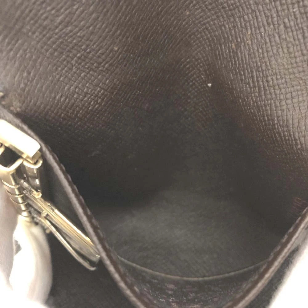 $345 1999 Louis Vuitton Damier Multicles 6 Ring Key Case Brown CT1919