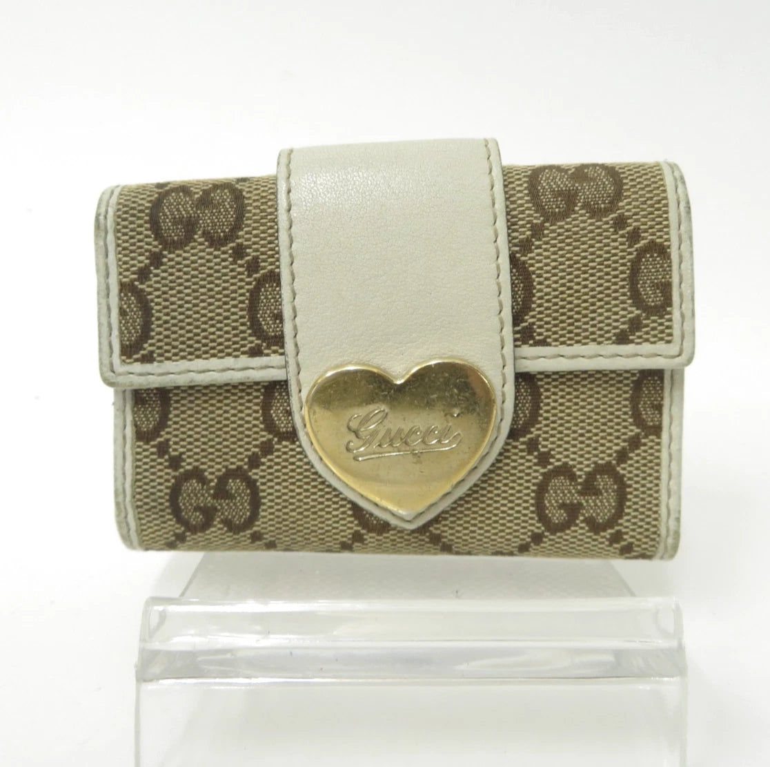 GUCCI GG Sukey GG Canvas Leather 6 Ring Key Case