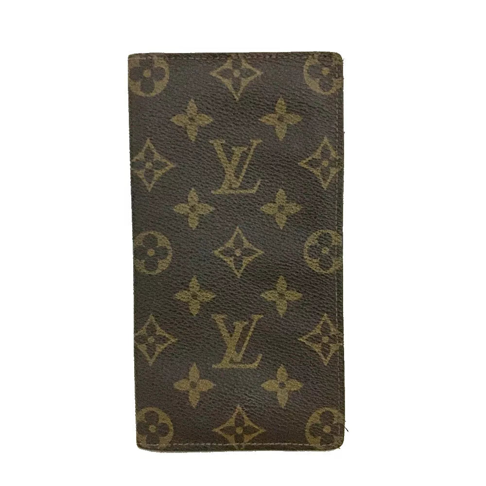 Louis Vuitton  Monogram Porte-Cartes Credit Yen Checkbook Wallet 8903CT